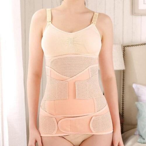 3in1 Belly Abdomen Pelvis Postpartum Belt Body Recovery Belly Slim After Childbirth Waist Delivery After Waist Trainer Corset