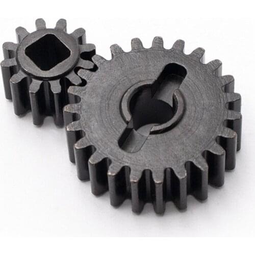 32P 23T/12T Steel Tooth KYX Strengthened Steel Gear Portal Axle Steel Teeth Kit for Axial Capra UTB RC Crawler Spare Part