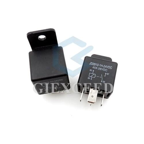40A Auto Car Relay JD2912 4 Pin DC 12V-80V with Mounting Hole Coil Power 1.8W Automobile Control Device