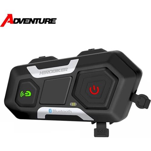 Motorcycle Helmet Intercom Bluetooth Waterproof Moto Headsets For Rider BT Wireless Walkie Talkie Moto Stereo Interphone 1200M