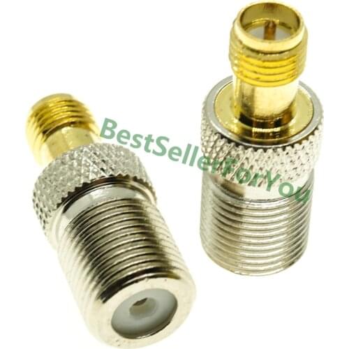 F Female to RPSMA RP-SMA female jack RF coaxial adapter connector Converter