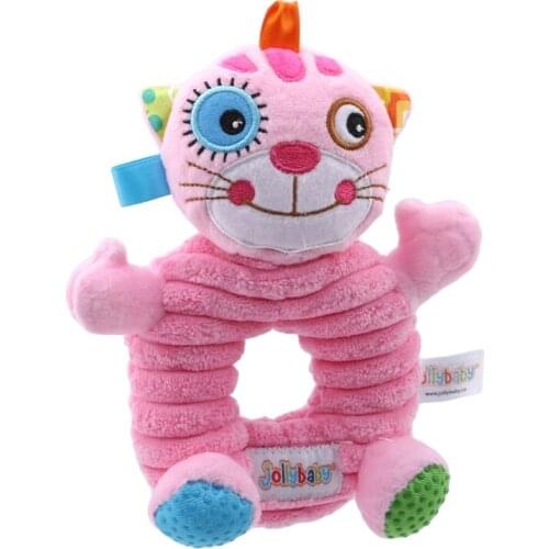 Animal Rattles Toy Baby Soft Plush Appease Doll Baby Cartoon Toys For Children Baby Toys 0-12 Month Rattles Kids Bell Toys