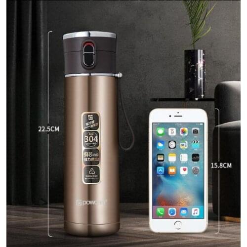 Creative mens business portable water cup 304 stainless steel cup female students car cup