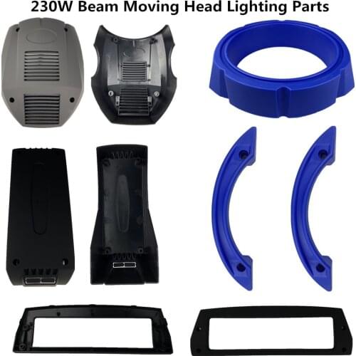 Beam 200w 5r 230w 7r Moving Head Lighting Parts Cover Housing Arm Cover Housing Display Side Cover Handles and Head Ring