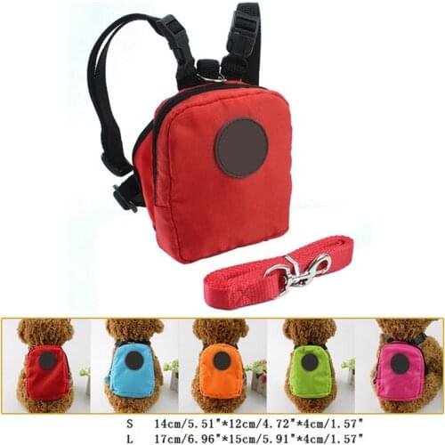 Cute Mini Backpack For Pet Cat Pet Dog With Harness Leash Backpack For Small Dog Multifunction Dog Backpack Bag