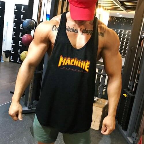 New Brand Mens Tank Top Workout Muscle Mesh Top Men Singlets Gym Clothing Fashion Sports Bodybuilding Sleeveless Fitness Vest
