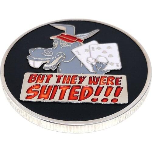 Poker Chips Lucky Coin Chips Souvenir Commemorative Coins Texas Hold'em