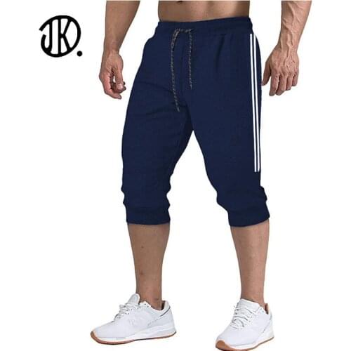 Casual Summer Mens Shorts Fitness Striped Male Sportswear Sweatpants Jogger Elasticity 3XL Loose Trousers Boardshorts For Male