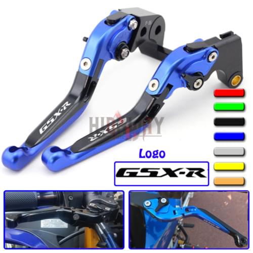 CNC Brake Handle Bar Lever Extendable Folding Adjustable Brake Clutch Levers For SUZUKI GSXR1000 GSXR 1000 2007-2008 07 08