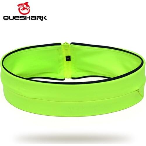 Queshark Invisible Professional Running Waist Bag Lightweight Thin Marathon Yoga Belt Pack 6 inch Mobile Phone Sports Fanny Bags