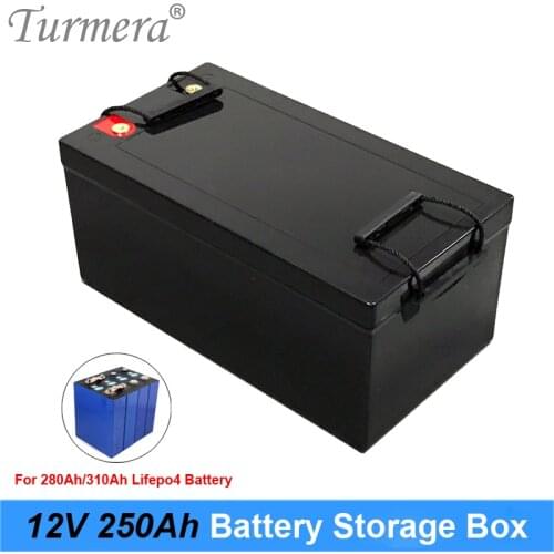 Turmera 12V 100Ah 200Ah 280Ah 310Ah 3.2V Lifepo4 Battery Storage Box Shell for Solar Power System and Uninterrupted Power Supply