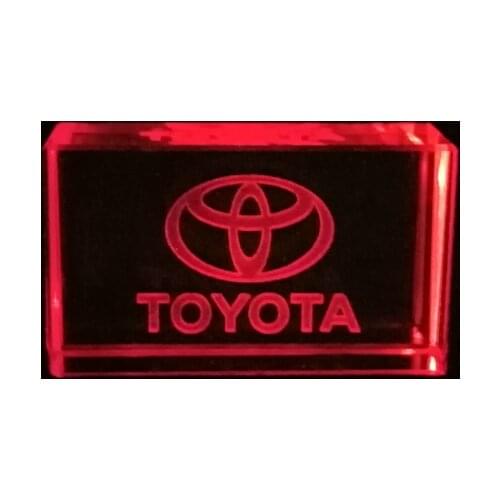 Toyota kristal + metalen USB flash drive pendrive 4GB 8GB 16GB 32GB 64GB 128GB Externe Opslag Custom Logo memory stick for Gift