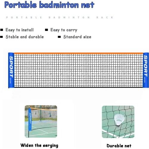 Portable Badminton Net Easy Setup Volleyball Net For Tennis Pickleball Training Indoor Outdoor Sports