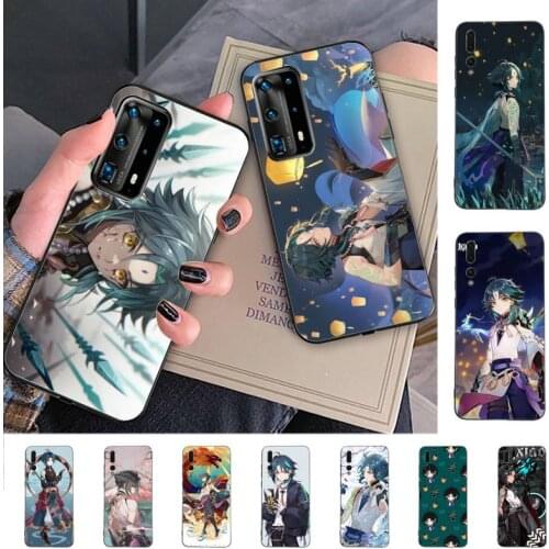 YNDFCNB Genshin Impact Xiao Phone Case for Huawei P30 40 20 10 8 9 lite pro plus Psmart2019
