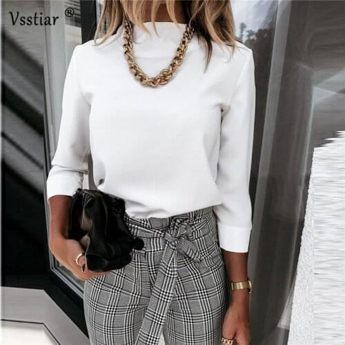 Turtleneck Women Blouse New Arrivals Long Sleeve Casual Plus Size Solid Shirts White Black Pink Office Work Tops Streetwear