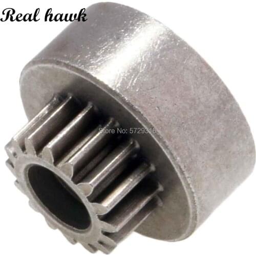 1pcs 02107 16T Clutch Bell Single Gear for HSP 94108 94188 94101 94105 RC 1/10 Off Road On Road Truck Buggy Car Parts