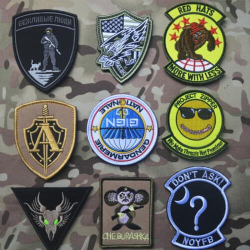 3pcs/lot 3D Round Magic Anime Embroidery Patches Letters Clothing Decoration Accessories Seal Diy Applique