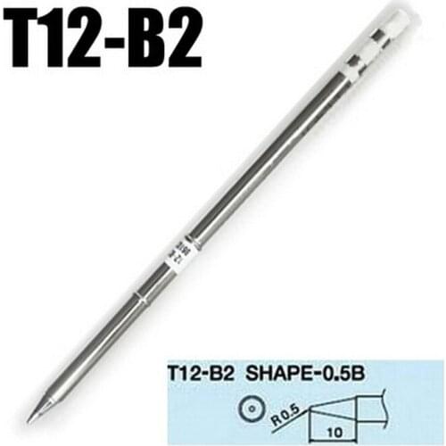 2pcs/lot T12-B2 Soldering Iron Tips for Hakko Soldering Rework Station FX-951 FX-952