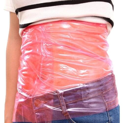 2PCS Women Body Lose Weight Sauna Firm Slimming Belt Waist Wrap Shaper For Body Leg Arm Belly Fitness Fat Burning Plastic Belt