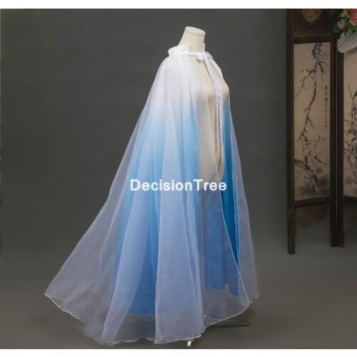 2021 chinese traditional hanfu coat elegant dance costumes ancient tang dynasty hanfu cloak photography clothing long mesh cape