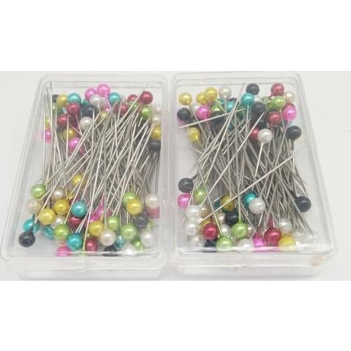 Plastic head stainless steel Shirt Pins patchwork pin