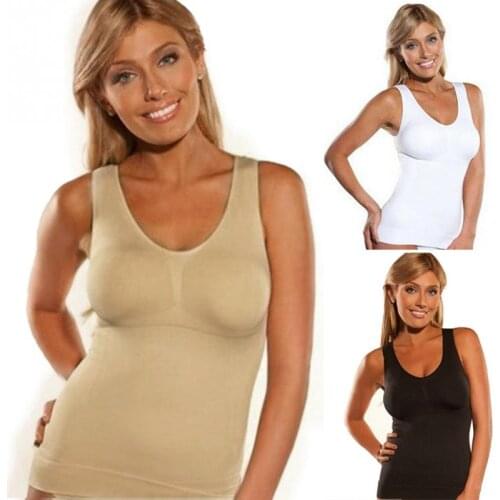Body Shapewear Women Tank Top Plus Size Vest Slim Up Lift Plus Size Bra Waist Shaper Binders Top Underwear Slimming Vest Corset