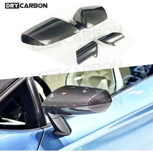 Dry Carbon Fiber Car Rearview Mirror Covers Stickers Car Accessorise For Lamborghini Aventador LP700 LP720 2011-2016