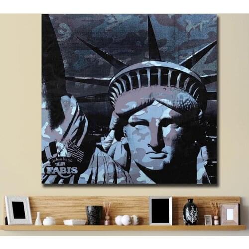 Wxkoil Wall Art Pictures For Living Room Home Decor andy_warhol_statue_of_liberty II Printing On Canvas Oil Painting Unframed