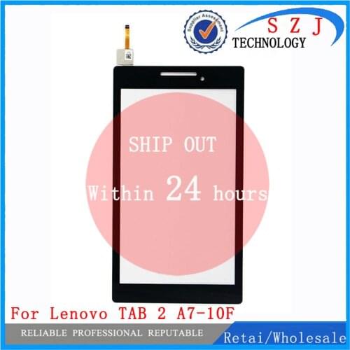 New 7'' inch For Lenovo Tab 2 A7-10 A7-10F A7 - 20 A7 - 20F Tablet Front Outter Touch Screen Panel Digitizer Glass Replacement