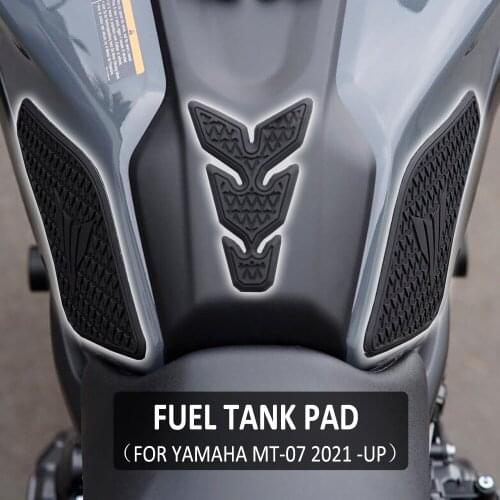 NEW Motorcycle Non-slip Side Fuel Tank Pad Protector Stickers Waterproof Rubber Sticker Tankpad For YAMAHA MT-07 MT07 MT 07 2021