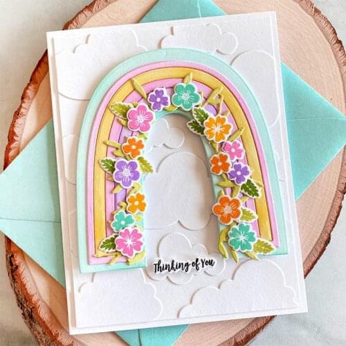 Panalisacraft cute big rainbow Metal Cutting Dies for DIY Scrapbooking/Card Making/Kids Fun Decoration Supplies