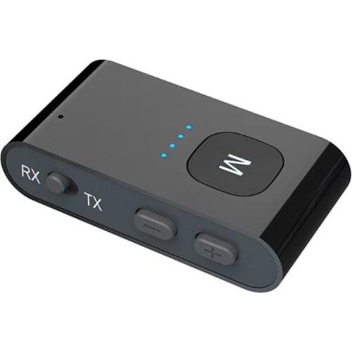 Solid Wireless Bluetooth-compatible Receiver Built in Microphone Easy Control