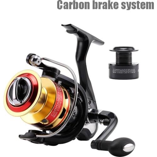 Fishing reel Spinning reel Carbon brake system 9+1BB 7.5KG Max Drag 2000-5000 series high quality Fishing Accessories