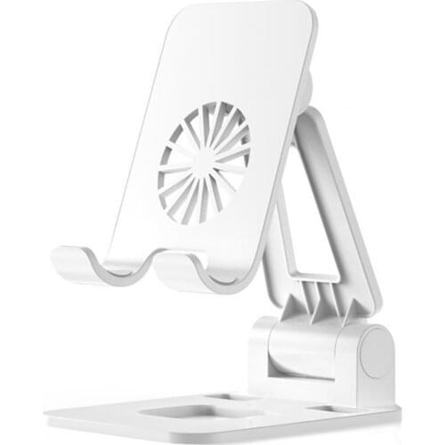 Foldable Adjustable Heat Dissipation Desktop Phone Holder for Live Streaming