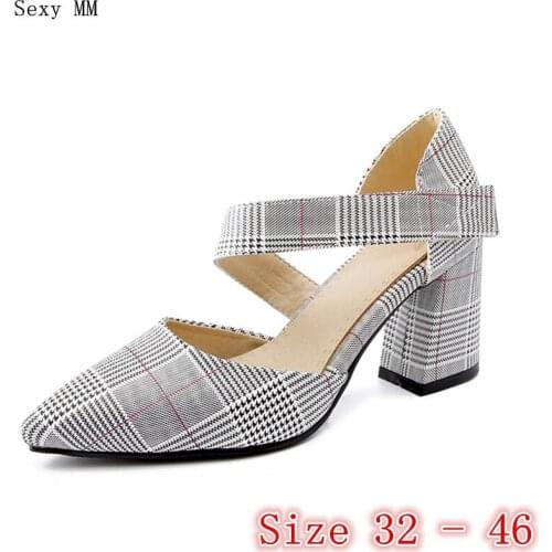 High Heels Women Pumps High Heel Shoes Stiletto Woman Wedding Shoes Kitten Heels Small Plus Size 32 33 - 40 41 42 43 44 45 46
