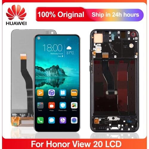 6.4" Original Screen For Huawei Honor View 20 View20 Lcd Display Touch Screen Digitizer Parts For Huawei Nova 4 Nova4 LCD