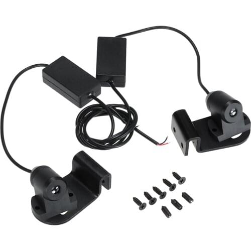 2PCS Car LED Projector Light Welcome Light Angel Wings Car Door Exterior Light Carpet Ground Lamps for All Cars&Motorcycles