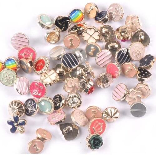 20Pcs Mixed Pattern Acrylic Matte Buttons For Clothing Sewing Accessories Scrapbooking Supplies Garment DIY Decorative Crafts