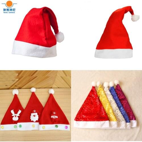 3pcs Adult&Children Christmas hat&Santa hat&Santa Cap used for Christmas