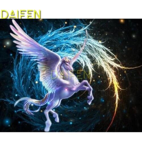 DIY 3D Diamond mosaic Full Round Diamond embroidery Full Square Diamond painting Cross stitch Starry sky horse unicorn