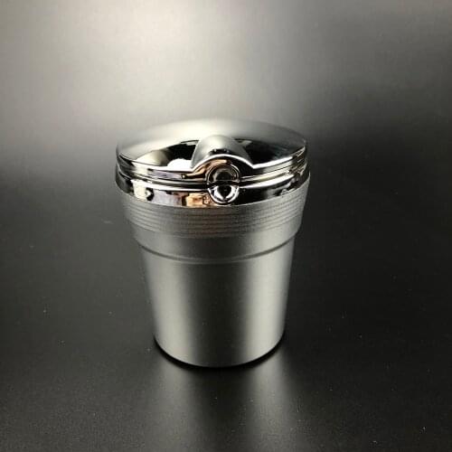 Car Ashtray with LED Blue Light For Ford Mustang Ranger Figo KA Territory FLEX Transit Super Duty Atlas F-150 F250 F350 F450