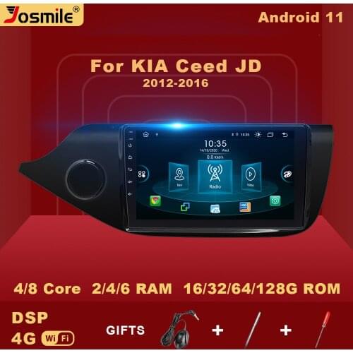 2 din Android 11 Car Multimedia Player for KIA RIO 4 x-line 2016-2019 Radio Video GPS AI Voice Control DSP 4G Carplay no DVD