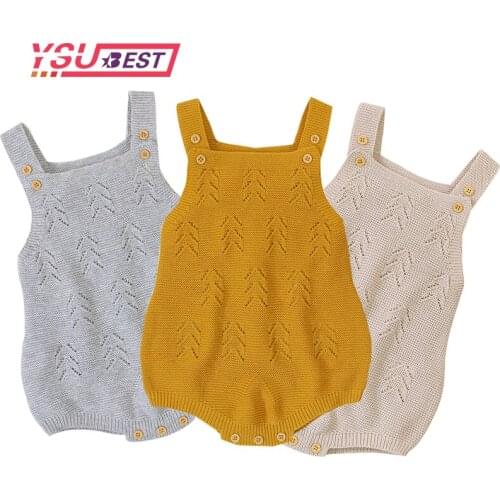 Baby Bodysuits Autumn Newborn Boys Girls Body Tops 100%Cotton Knitted Infant Kids Jumpsuits Clothes 0-24Months Toddler Costumes