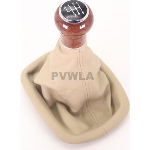 For VW Passat b5 b5.5 1997 1998 1999 2000 2001 2002 2003 2004 2005 Car-styling 6 speed Gear Stick Shift Knob Leather Boot