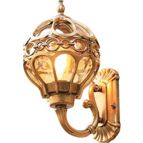 European outdoor lamp waterproof wall lamp American retro outdoor courtyard lamp balcony hallway wall lamp