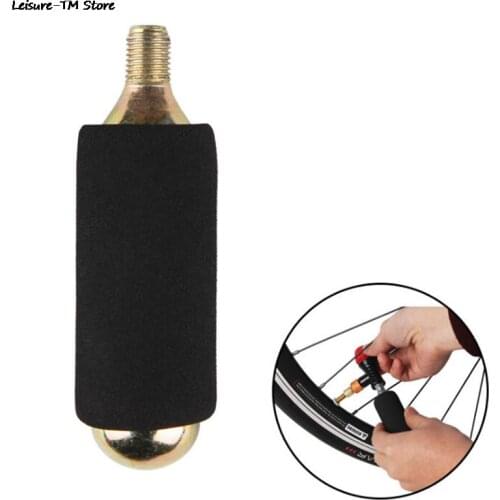 Bicycle CO2 Cartridge Sponge Cover for 16 g CO2 Inflator Bike Pump Bike Air Inflator Accessories