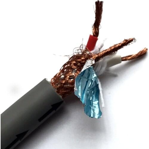 LXJ083 19AWG Pure copper core Bulk DIY Rca&Xlr cable Sell per 1m for Audiophile