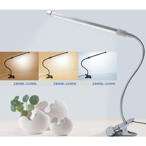 80 LED Reading Lamp Book Light USB Clip-on Folding Flexible Ultra Bright LED Night Lamp for Table Desk Reader 10 Gear Adjustable