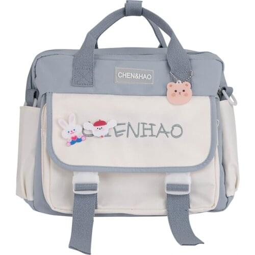 Females hitting scene is small and pure and fresh inclined across campus bag ins backpack shoulders dual-use bag college class