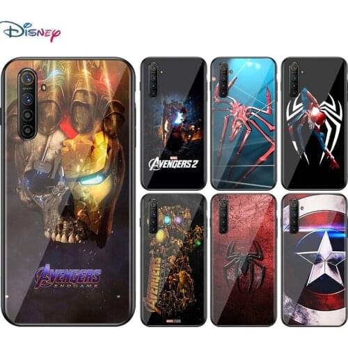 Marvel Avengers Infinity Gauntlet Logo For OPPO A93 A92 A73 A53S A52 A32 A31 A12E A1K Find X2 X3 Pro Lite Neo Black Phone Case